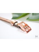 MIMA FSHN rose gold női bőr öv 15mm